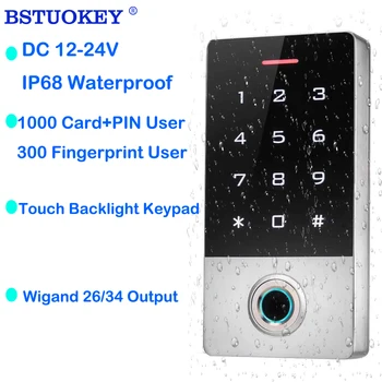 Independente de Bloqueio da Porta IP68 Impermeável de Controle de Acesso de impressões digitais RFID Leitor de Cartão de Porta de Entrada de Teclado 10000 usuário