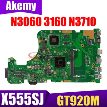 X555S placa-mãe W/ GT920M GPU N3050 N3060 N3150 N3160 N3700 N3710 CPU para ASUS X555SJ K555SJ K555S laptop placa-mãe