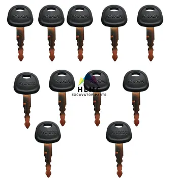 10PCS Para Hyundai Escavadeira Chave de Ignição Número de Peça 21N4-10400K HD62 chave