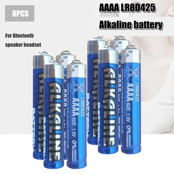 8PCS AAAA Bateria de 1,5 V LR61 EM6 Bateria Alcalina MN2500 E96 4A Seco Bateria Principal