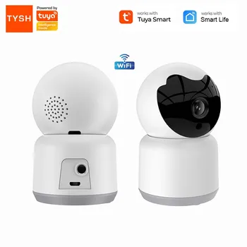 TYSH Tuya Duas Vias de Voz de Rede sem Fio Mini Monitor do Bebê do Wifi do Ip 1080p Câmera Inteligente Para Casa, Sistema de Vigilância por Câmeras