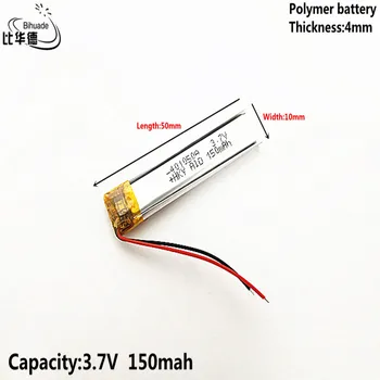 Bom Qulity Litro de energia bateria de 3,7 V,150mAH 401050 de Polímero de lítio ion / Li-íon da bateria para o pc da tabuleta do BANCO,GPS,mp3,mp4