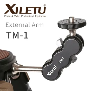 XILETU TM-1 de Alumínio Tripé de Câmera Mini Universal Externa do Braço Parafuso de 1/4