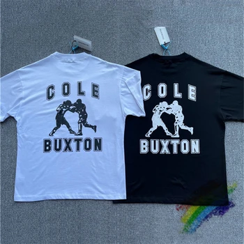 Impressão de boxe Cole Buxton T-shirt Homens Mulheres 1:1 de Alta Qualidade, T-Shirt de Manga Curta T-Shirt Estilo de Verão
