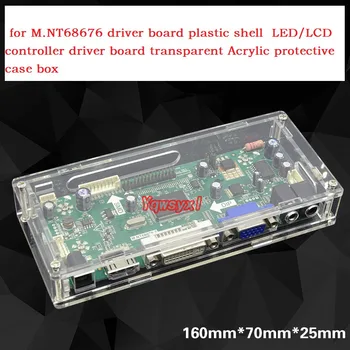 para M. NT68676 driver de controlador de placa de plástico shell de LED/LCD driver de controlador de placa de Acrílico transparente protetora caixa