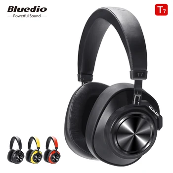 Bluedio T7, Auscultadores sem Fios, Cancelamento de Ruído Ativo Fone de ouvido Bluetooth, Definido pelo Usuário ANC, Original Fone de ouvido Para Telefones celulares