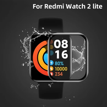 3D Suave de Fibra de Vidro Película Protetora Para Cobrir Xiaomi Redmi Assistir 2 Lite Smartwatch Protetor da Tela o Caso de Acessórios