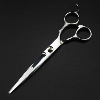 profissional de 7 polegadas 4cr de aço do corte de cabelo, uma tesoura corte o barbeiro makas cabelo tesoura de corte de cabelo scisors tesouras tesouras de cabeleireiro