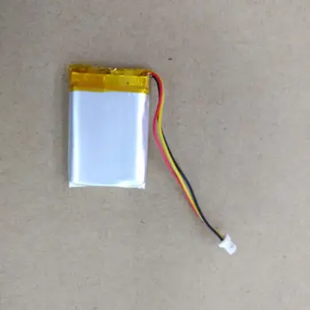 Novo Quente de Uma bateria Recarregável de Li-íon da Célula 3.7 V bateria de lítio do polímero 6025303 três plugue do fio 1 fio de ouvido teclado mouse em seu GPS