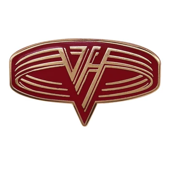 Van Halen - VH Logotipo Pin de Lapela Banda de Heavy Metal Emblema Grande Presente Para os anos 80, o Hard Rock Fãs!