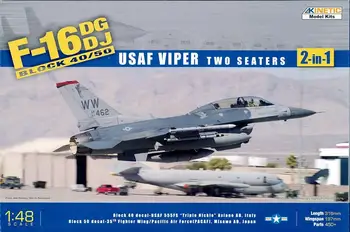 CINÉTICA K48005 escala 1/48 F-16 DG DJ USAF VIPER DOIS LUGARES 2EM1 Kit Modelo