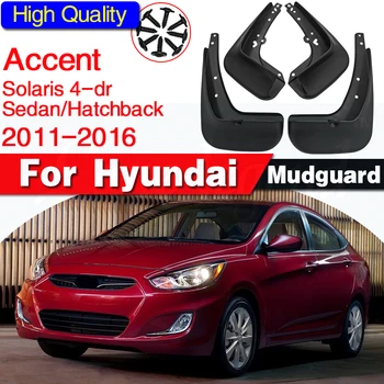 Guarda-lamas de ajuste para Hyundai Accent Solaris RB 2011~2016 2012 2013 2014 2015 Acessórios do Carro Mudflap Fender Auto Peças de Reposição