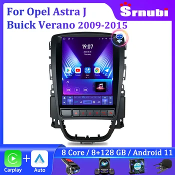 Srnubi 2 Din Android Rádio do Carro para Opel Astra J Buick Verano 2009-2015 Player de Multimídia de Navegação GPS Carplay Auto Estéreo DVD