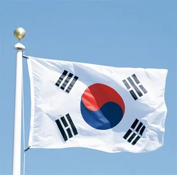 90cmx150cm Grande do Sul, Coreia Bandeira Nacional Decoração de Casa Coreia do sul coreano de Suspensão Flying Banner 3x5 PÉS