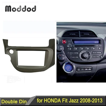Duplo 2 Din Fáscia para Honda Jazz Ajuste de Rádio, DVD, Estéreo, GPS, CD de Painel de Traço de Montagem de Instalação de Kit de corte de Rosto Quadro de Áudio Moldura