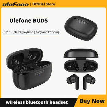 Ulefone Botões Sem Fio Bluetooth Fone De Ouvido Sports Música Fones De Ouvido De Negócios Fones De Ouvido Auricular Adequado Para Todos Os Smartphones