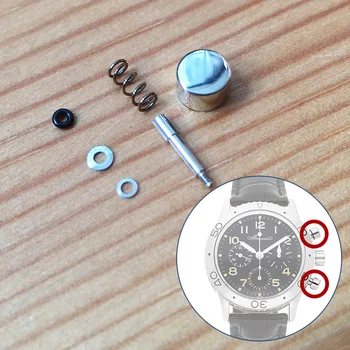de aço de botão de botão de pressão para Breguet TYPE XX-XXI-XXII 3800 relógio automático