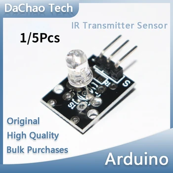 1/5Pcs KY-005 de 38KHz Infravermelha do Transmissor IR Módulo Sensor para o Arduino Kit Diy 37 Em 1 Módulo de Sensor