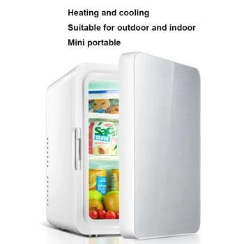 10L Pequena Casa de Carro Frigorífico Frigorífico Refrigerador mais Quentes de Poupança de Energia Freezer Portátil para a Família Alunos