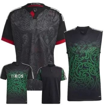 Maori 2023 rugby jersey t-shirt, Camisola Nova Zelândia MAORI camisa de Rugby singlet grande tamanho 4XL 5XL