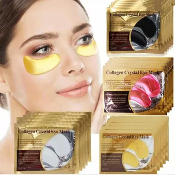 O 60Pcs de Cristal de Colágeno Ouro Olhos Máscara facial Anti-Envelhecimento olheiras Acne da Beleza Patches Para os Olhos e Pele Cuidar coreana de Cosméticos
