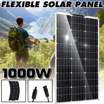 2000W 1000W ETFE Painel Solar 18V Flexível Sistema Solar o Painel Solar Kit Completo RV Carro Carregador de Bateria Solar Para a Casa ao ar livre RV