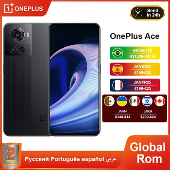 Global Rom Oneplus Ás 5G telefone Móvel de 6,7 Polegadas Amoled 120Hz Dimensity 8100 Octa Core Android 12 150W flash Embarque Nfc