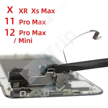 Orador do fone de ouvido Flex Para o iPhone X Xs 11 12 Pro Max XR Proximidade Sensor de Luz de Ouvido Fone de ouvido cabo do Cabo flexível do Telefone Original Peças