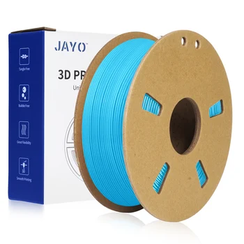 JAYO Filamento de PETG/PLA/PLAPLUS/SEDA/ABS/PLA Meta de 1,75 mm Filamento de 0,65 kg/Rolo de Baixo Encolhimento FDM Impressora 3D Material Presente DIY