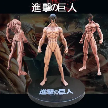10cm anime Ataque Titan figura Levi Ackerman Estatueta 390# limpeza de Ver. 417# Rren Yeager 375# PVC Figura de Ação do Modelo de brinquedos