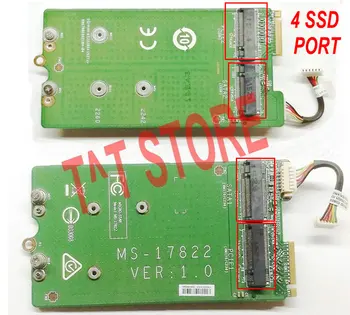 Original PARA o MSI GT72S 6QE MS-1782 SSD HDD UNIDADE de disco RÍGIDO placa COM CABO de 2, M. 2 NVME PORTA SATA + 2 PCI-E PORTA de MS-17822