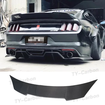 A Fibra de carbono FRP Traseira de Inicialização Spoiler Tronco Lábio Asas Spoiler Estilo Carro para Ford Mustang GT V8, V6 Coupé 2015 -2021 Robô Estilo