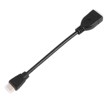 Mini HDMI Para HDMI é um Cabo de Criação de 0,5 Pés Mini-HDMI Macho Para HDMI Fêmea de Adaptador, Suporte para 1080P Full HD, 3D, 0,15 M, Preto