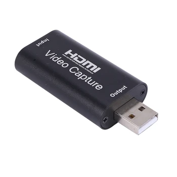 De áudio, Placas de Captura de Vídeo HDMI USB 2.0 1080P, 4K Registro Através de DSLR Câmera de vídeo de Ação Cam de Alta Definição, a Aquisição de