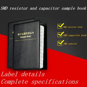 0402 Resistor SMD Exemplo de Livro 0R-10M 1% FR-07 de SMT Smd da Amostra Livro 170Valuesx50Pcs=8500Pcs Kit