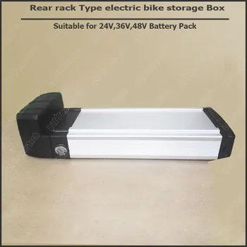 36V do rack traseiro de caso e 48V traseiro, rack de bateria caso de alumínio houser para bicicleta / carro elétricos a bateria de lítio de armazenamento de caixa de