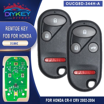 DIYKEY FCCID: OUCG8D-344H-UM 313.8 MHz Chave do Carro Fob Entrada Sem chave de Controle Remoto para 2002 2003 2004 Honda CR-V CRV
