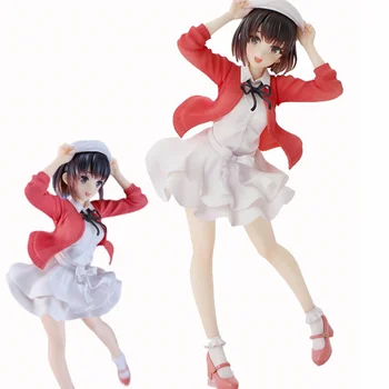 20Cm Saekano Como Levantar um Chato Namorada Kato Megumi PVC Figura de Ação do Anime Figura de Boneca Cartoon Coleção de Brinquedos de Modelo Dom