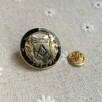 Maçônicos maçonaria selo para o lodge pinos e broche de PRINCE HALL Escudo Pin de Lapela de metal presentes artesanais lembrança emblemas