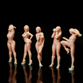 Escala 1/64 em Miniatura Pessoas de Cena Mulher Feminina Figura de Ação do Cenário Personagem Boneca para Diorama caminhos-de-ferro Esquema DIY Conjunto