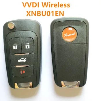 10pcs/lot Xhorse universal VVDI controle remoto sem fio XNBU01EN Chave do Carro com transpponder chip para VVDI Mini Chave de Ferramenta VVDI2