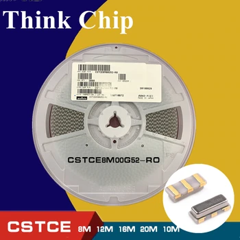 (50pcs) CSTCE 3213 Ressonador Cerâmico Oscilador de Cristal de SMD 3 CSTCE8M CSTCE10M CSTCE12M CSTCE16M CSTCE20M CSTCE24M