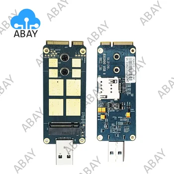 5G USB 3.0 M. 2 Para USB miniplaca pcie Duas Vias de Cartão de placa de Placa de Desenvolvimento para SIMCOM Quectel 4G 5G M. 2 IoT Módulo