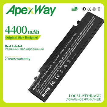 Apexway 6 células de bateria para Samsung aa-pb4nc6b P460 P50 P560 P60 Q210 R40 R410 R45 R460 R510 R560 R60 R610 R70 X360 X60 X65 X460