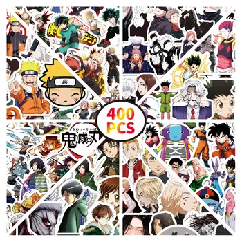 50pcs Variado de Anime Adesivos Demon Slayer / Hunter x Hunter / Tóquio Vingadores /Dragon Ball/ Naruto Adesivos Bonito Pacote de adesivos