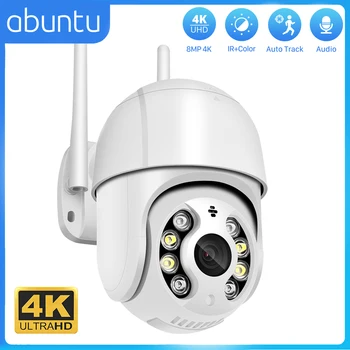 4MP PTZ IP do WIFI da Câmera de Segurança de 8MP 4K de Vigilância sem Fio da Câmera da Abóbada do Auto controle de Cor Branca 1080P HD Câmera de Vídeo CCTV