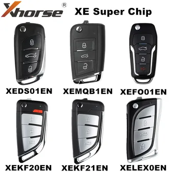 Xhorse XEMQB1EN XEDS01EN XEFO01EN XEKF20EN XEKF21EN XELEX0EN Remoto, Chave Com Chip Super Para VVDI2/VVDI Ferramenta essencial para o Max.