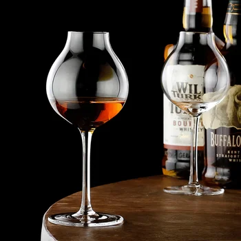 A grã-bretanha Quente do Blender Barman Profissional Nicho de Cristal Octomore Whisky Cálice Taça Coleção de Arte do Uísque de Vinho de Vidro Caixa de Presente