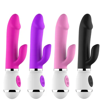 12 Modos de Vibração de Rotação de Brinquedo do Sexo para as Mulheres Recarregável USB Poderoso Vibrador Coelho Vibrador no Clitóris Estimulação Massagem Brinquedo