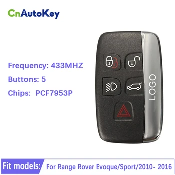 CN004003 Reposição Remoto Inteligente Automático de Controle Fob Chave para o Range Rover Evoque Sport 2010 - 2016 PCF7953P Chip de 5 Botão de 433Mhz